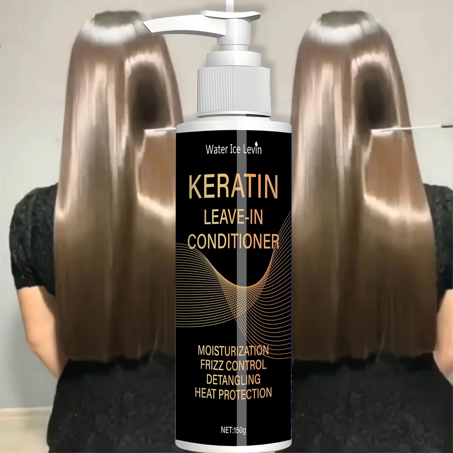 Keratin & Coconut Oil Leave-In Conditioner – Hydrating, Frizz Control & Heat Protection-Conditioner-Blushia