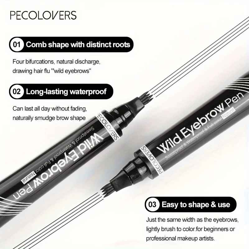 4-Tip Eyebrow Pen – Waterproof Microblading Brow Tattoo Pencil-Brows-Blushia