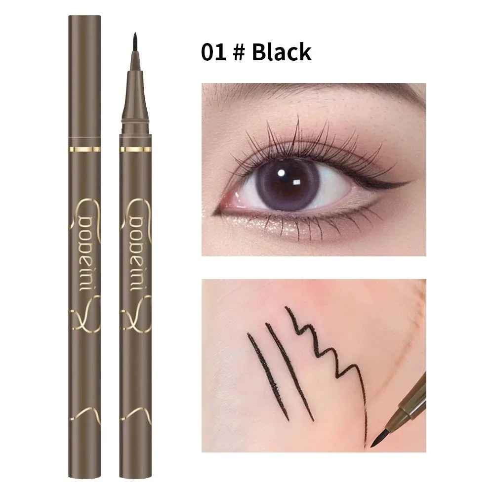 Ultra-Fine Liquid Eyeliner – Waterproof Quick-Dry Matte Black & Brown-Eyeliner-Blushia