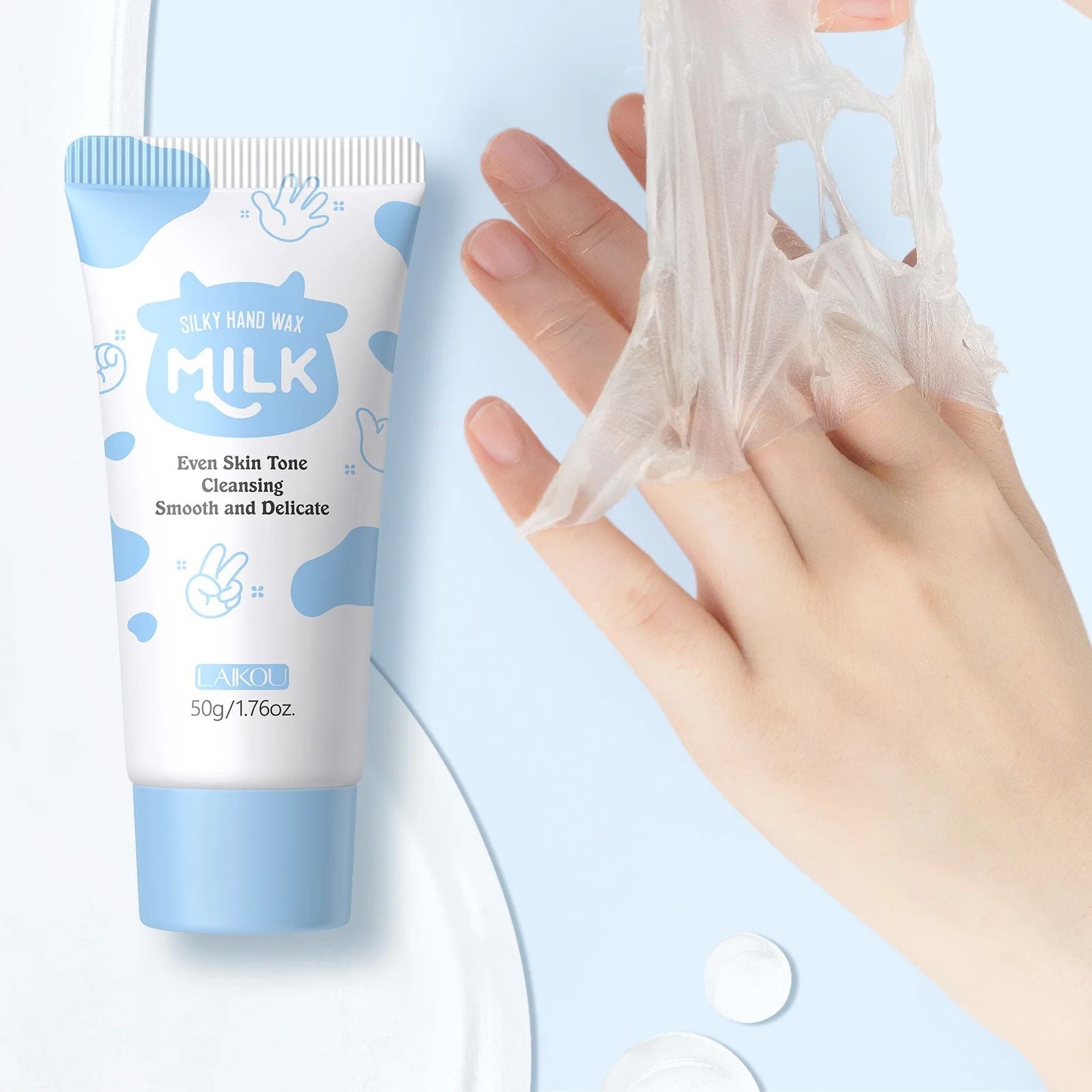 Laikou Milk Hand Wax – Moisturizing, Exfoliating & Anti-Aging Hand Mask-Hand Mask-Blushia