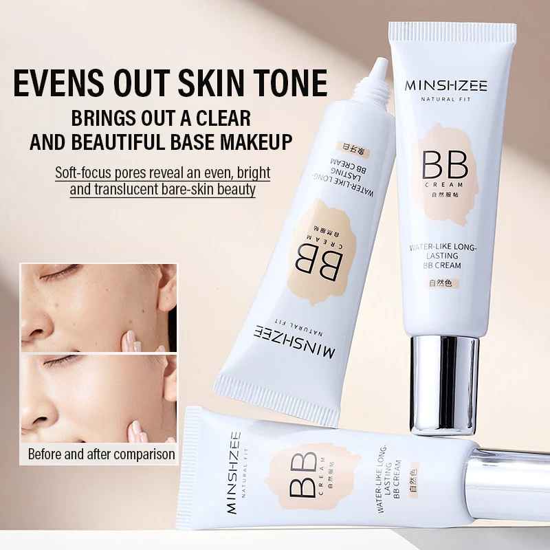 BB Cream Foundation – Long-Lasting Moisturising Oil Control Base Makeup-BB Cream-Blushia
