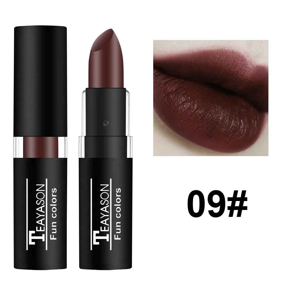 Dark Wine Red Matte Lipstick – Waterproof Long-Lasting Bold Lip Colour-Lipstick-Blushia